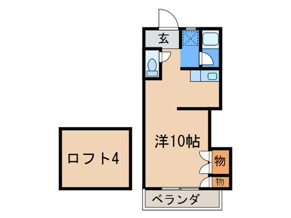 シティベール西折尾の物件間取画像